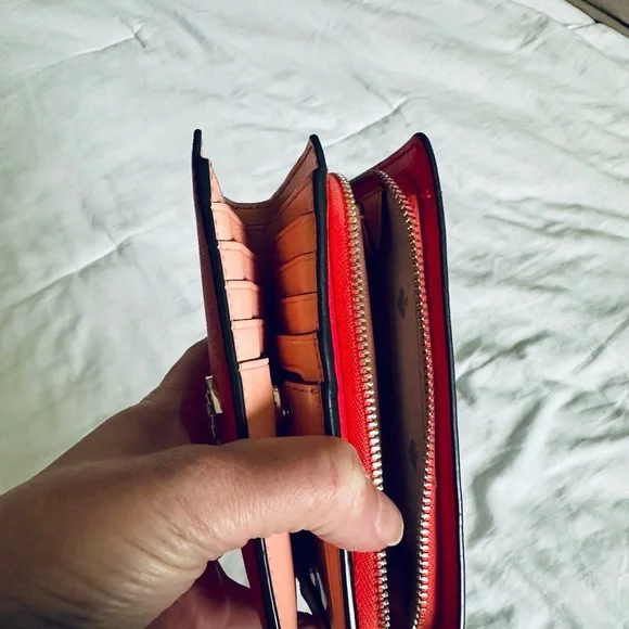 kate spade Red Wallet with Minimalist Design - Picture 3 of 6